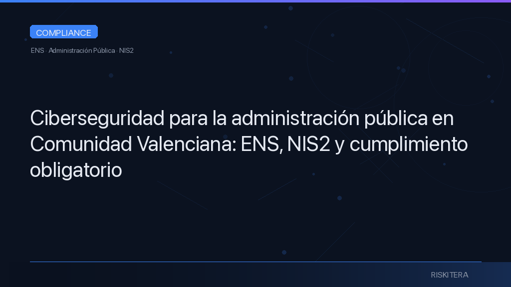 Ciberseguridad para la administración pública en Comunidad